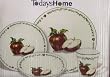 16 Pieces Dinnerware Set for 4 - Apple Design