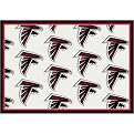 Atlanta Falcons All-Over Logo Rug