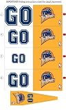 Golden State Warriors Animated 3-D Auto Spin-Flags