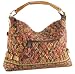Maggi B French Country Chocolate Paisley Large Hobo Tote Bag Fall 2007 #MB02877