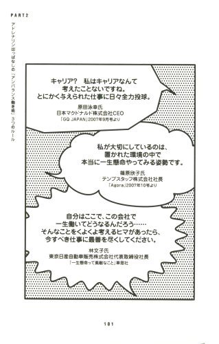 Cover image : ワークライフ“アンバランス”の仕事力