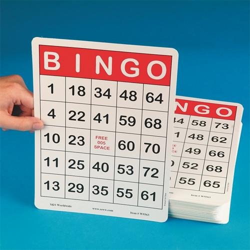 Jumbo Bingo Cards (Pack of 100)