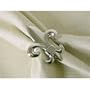 Fleur de Lis Abstract French Design Napkin Rings