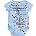 NYC Subway Line Infant Romper (Manhattan) 18MO Blue