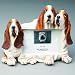 Basset Hound 4 x 6-inch Handpainted Picture Frame