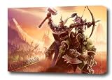 WORLD OF WARCRAFT AWESOME ARTWORK CANVAS MOUNTED 28X20
