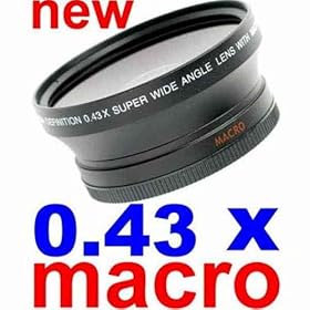 0.43x 67mm WIDE Angle Macro Conversion LENS 67 mm black***SHIPS FROM HONG KONG! ***