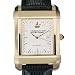 University of Notre Dame Men's Swiss Watch - Gold Quad with Leather Strap by M.LaHart