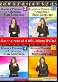 Idioms & Phrases in American Sign Language 4-DVD Set - Vol. 2, 3, 4 & 5