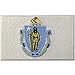 Massachusetts State Flag Embroidered Emblem Iron On Sew On MA Patch