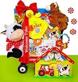 Baby Einstein Day on the Farm Baby Shower Gift Basket, 1