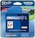 Brother Laminated Tape, Retail Packaging, 1/2 Inch, White, on Clear (TZe135) - Retail Packaging