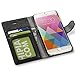 iPhone 6 case, iPhone 6S case, INVELLOP Black iPhone 6/6S case Cover Slim Leather Wallet case iPhone 6 4.7 (Black)