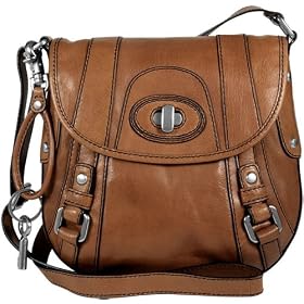 Click here to buy Fossil Handbag - Julianne Small Crossbody (Color: Cognac) by Fossil.