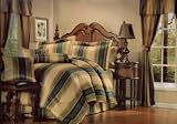 STRIPED JACQUARD 7 PC. COMFORTER SET W/ MATCHING DECORATIVE PILLOWS