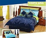 Costa Azul Comforter Set - 7 Piece, Three sides of elegance and stunning be ....