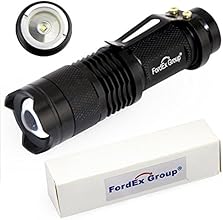 Mini Cree Led Flashlight 3 Modes Torch Adjustable Focus Zoom Light Lamp