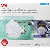 3M 1870 N95 Surgical Mask, 20 Count