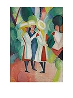 Especial Arte Lienzo The 3 girls - Macke August Multicolor