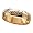 Personalized 5mm. Gold-Over-Sterling Silver Band with Name Outside- 5