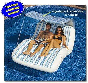 Luxury Cabana Extra Large Lounger is Ideal for the Beach, Pool, Lake and Land!