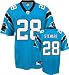 Jonathan Stewart Jersey: Reebok Blue Replica #28 Carolina Panthers Jersey - Large