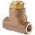 Parker 032500419 3250 Series Brass Inline Flow Control Valve, 1/2" NPTF, 250 psi, Standard Adjustment