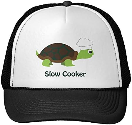 Unisex-Adult One Size Black Slow Cooker Trucker Hat Cap