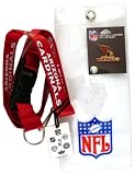Arizona Cardinals Lanyard with Ticket Holder and Logo Pin