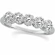14K White Gold Diamond Anniversary Band - 0.50 Ct.