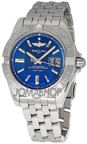 Breitling Galactic 41 Blue Dial Mens Watch A49350L2-C806SS