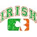Bella Ladies / Juniors / Girly Long-Sleeve T-Shirt : Irish - Distressed Print St Patricks Day Shamrock