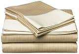 Review Nautica SHS07106IVNACK / Nautica Oslo Ivory Cal King Sheet Set
