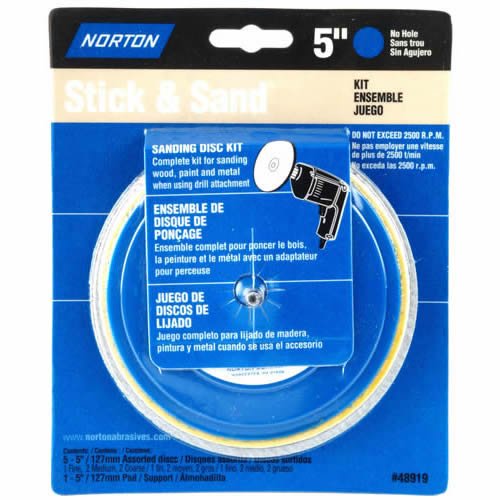 Power Sanding Disc Kit, 5"