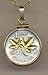 Canadian Penny ÒMaple LeafÓ Two Tone Gold Filled Bezel Coin with 18
