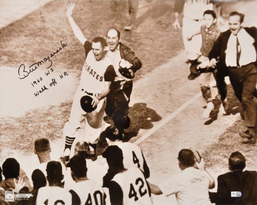 Bill Mazeroski Autographed Photograph | Details: Pittsburgh Pirates, '60 World Series Home Run, 8x10
