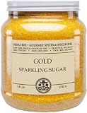 India Tree Star Gold Sparkling Sugar, 3.4-Pound Jars (Pack of 2)