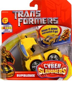 Childrens Toyshop  Toys : Transformers Cyber Slammer Bumblebee Camaro Concept