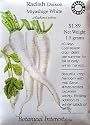 Radish Seeds Daikon Miyashige White Certified Organic Heirloom Seeds 175 Seeds