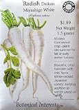 Radish Seeds Daikon Miyashige White Certified Organic