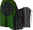Womens Shawls Mirror Work Tie Dye Wool Accessory 80 x 35 inches
