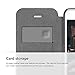 elago® [Leather Flip[Dark Grey] - [Card Slot][Screen Protection][Premium Hybrid Construction] – for iPhone 6/6S Plus