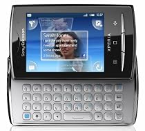 Sony Ericsson XPERIA X10 Mini Pro Smartphone (6,6 cm (2,6 Zoll) Display, QWERTZ-Tastatur, Android, WLAN, GPS, 5 Megapixel Kamera) schwarz