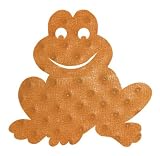 Produkt-Bild: DUSCHEINLAGE DUSCHMATTE ANTIRUTSCHMATTE WANNENEINLAGE 36cm x 36cm Frosch orange PREISHIT shower insert