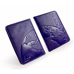 Nappaleder Reisepassh�lle Tasche - Violett