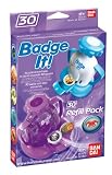 Bandai - Loisir Créatif - Recharge Badge It X 30