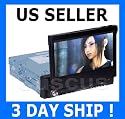 NEW 7" Touch Screen 1-Din In Dash GPS Navigation DVD MP4 Bluetooth US&Canada Map TFT LCD Display