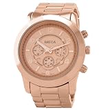 Breda Womens 2308-RoseGold Jordan Oversized Boyfriend Rose Gold Watch