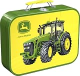 Schmidt Spiele 55590 - John Deere, Puzzle-Box 2x60, 2x100 Teile Puzzle im Metallkoffer