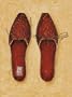 Red Slippers Art Poster Print by Diana Thiry, 12x16